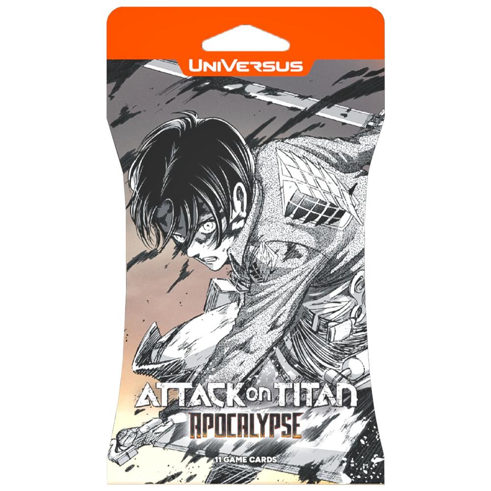 UniVersus Card Game Attack on Titan Attack on Titan Apocalypse Hanging Booster Pack booster pack
