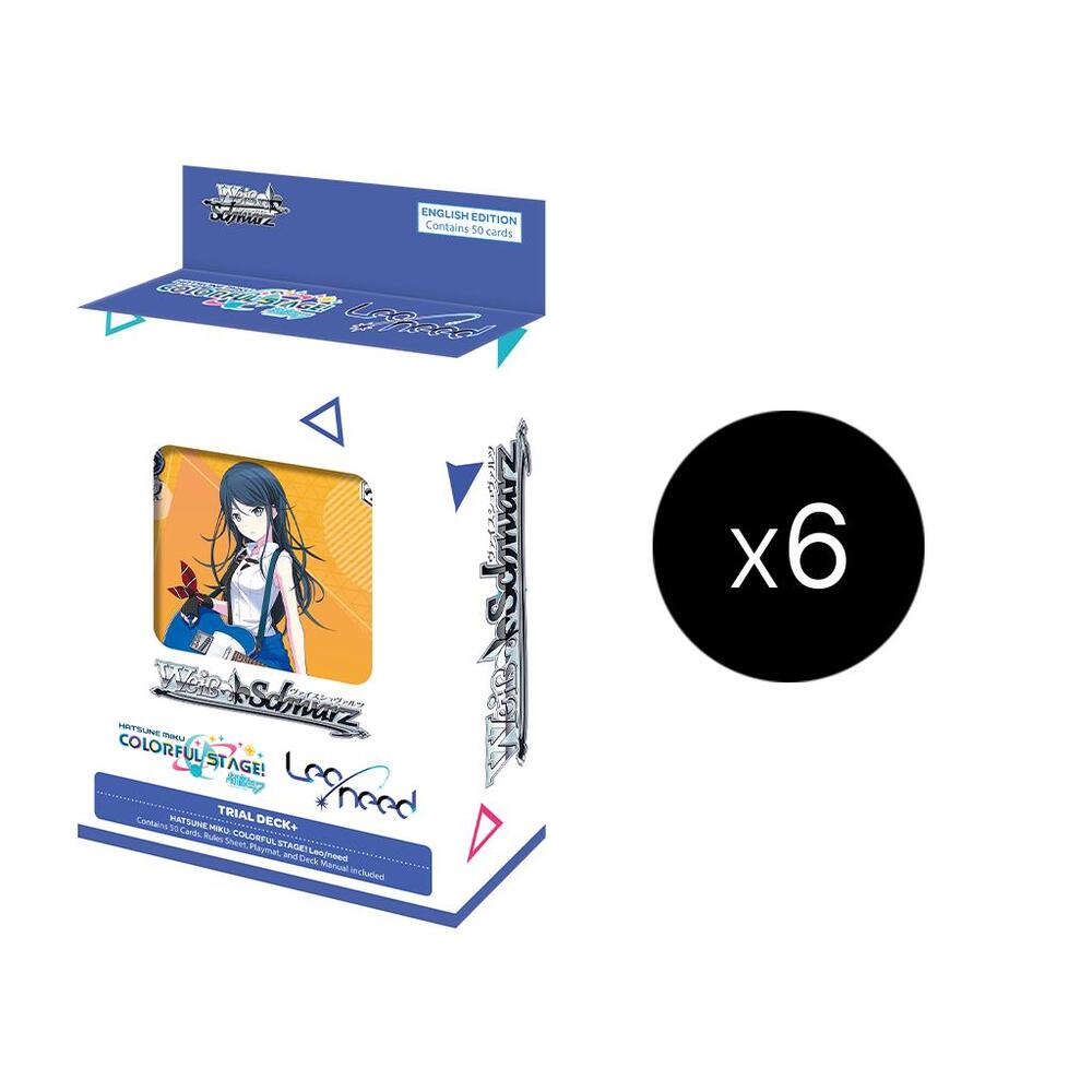 Weiss Schwarz HATSUNE MIKU COLORFUL STAGE HATSUNE MIKU COLORFUL STAGE Leo need Trial Deckplus Display deck product