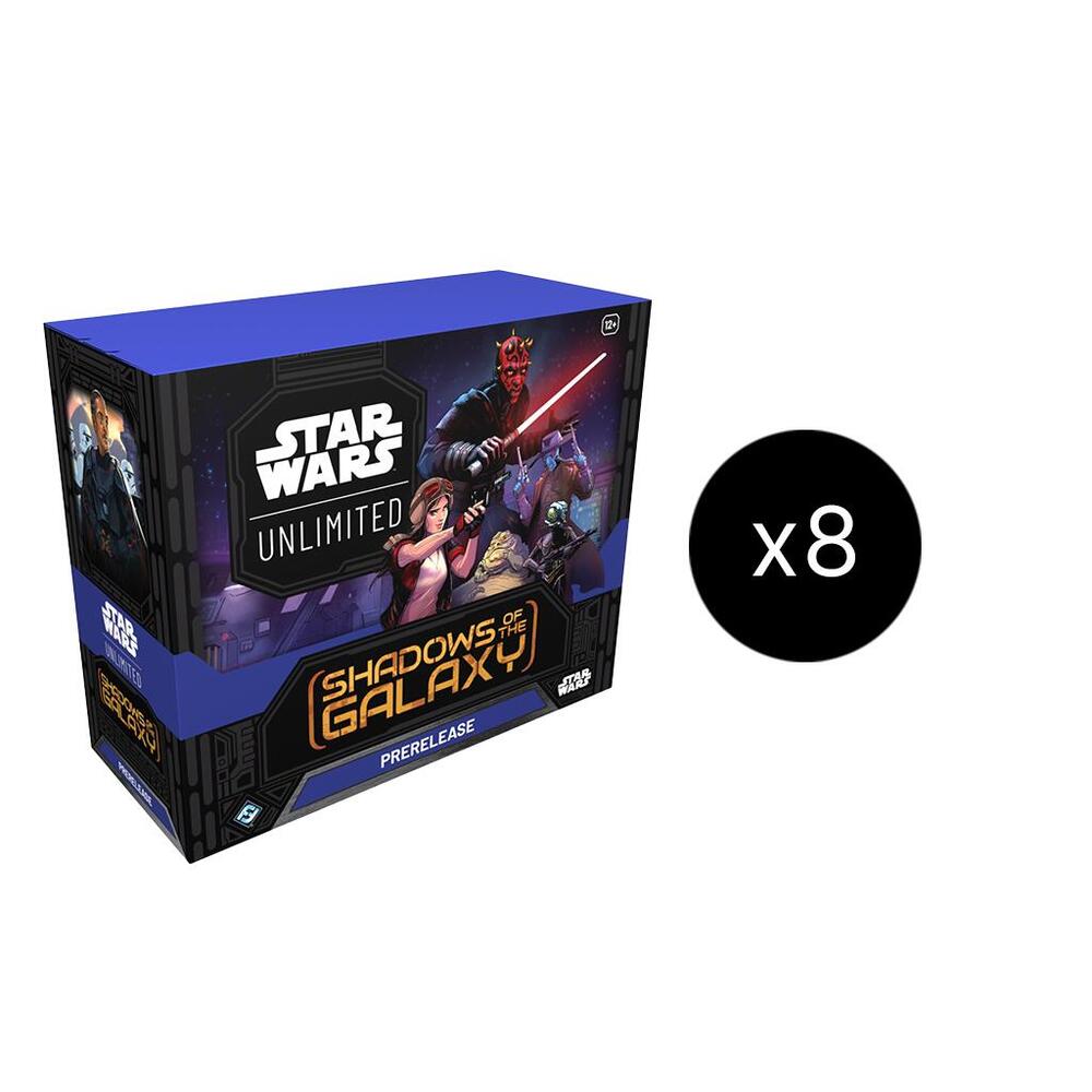 Star Wars Unlimited Shadows of the Galaxy Shadows of the Galaxy Prerelease Kit Case sealed box