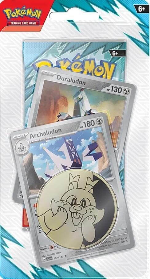 Pokemon TCG Journey Together Journey Together Single Pack Blister Archaludon booster pack