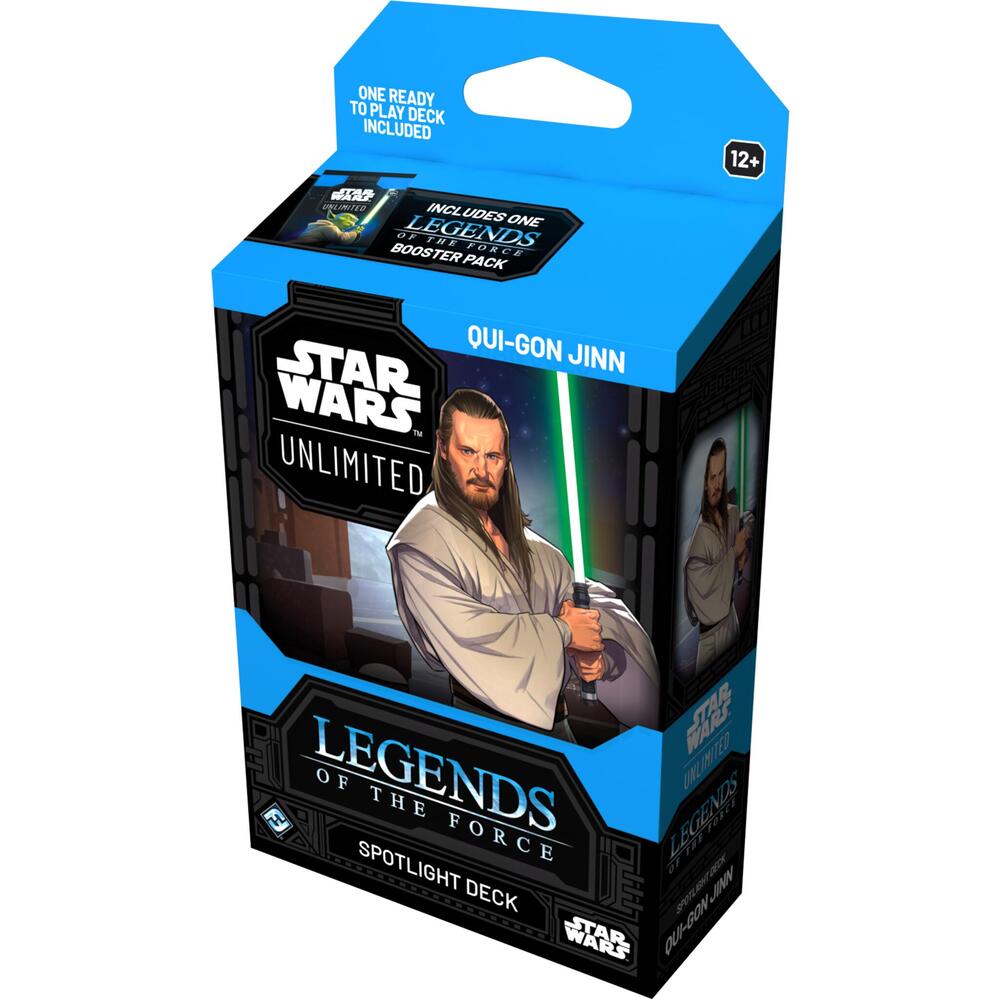 Star Wars Unlimited Legends of the Force Legends of the Force Spotlight Deck Qui Gon Jinn deck product