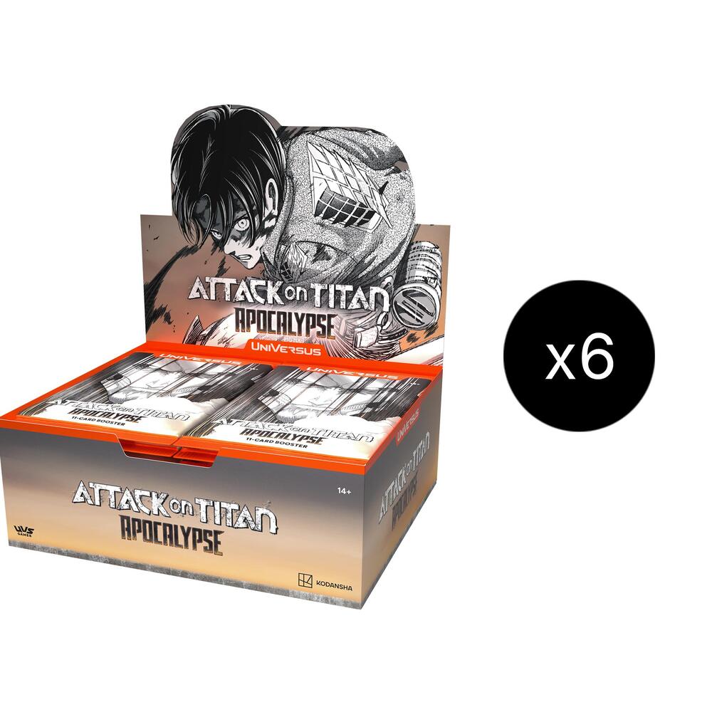 UniVersus Card Game Attack on Titan Attack on Titan Apocalypse Booster Box Case sealed box