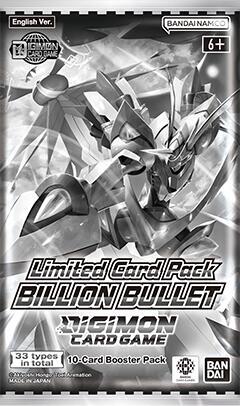 Digimon Card Game Billion Bullet Sealed Limited Promotional Bundle sealed box