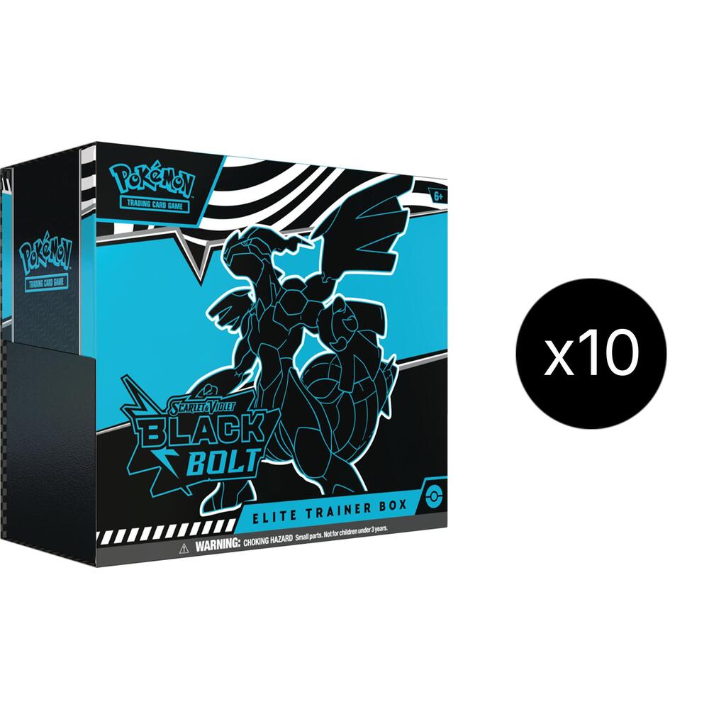 Pokemon TCG Black Bolt Black Bolt Elite Trainer Box Case sealed box