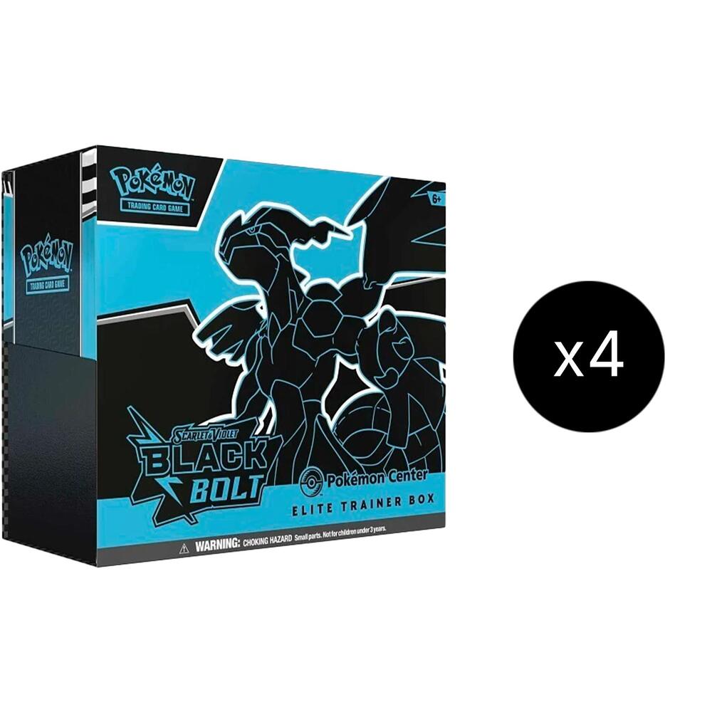 Pokemon TCG Black Bolt Black Bolt Pokemon Center Elite Trainer Box Exclusive Case sealed box