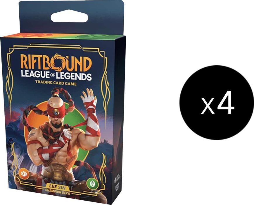 Riftbound TCG Origins Origins Champion Deck Lee Sin Display deck product