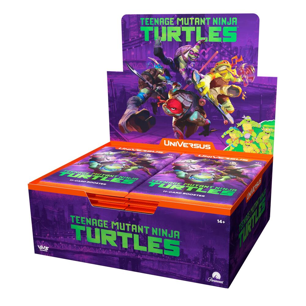 UniVersus Card Game Teenage Mutant Ninja Turtles Teenage Mutant Ninja Turtles Booster Box sealed box