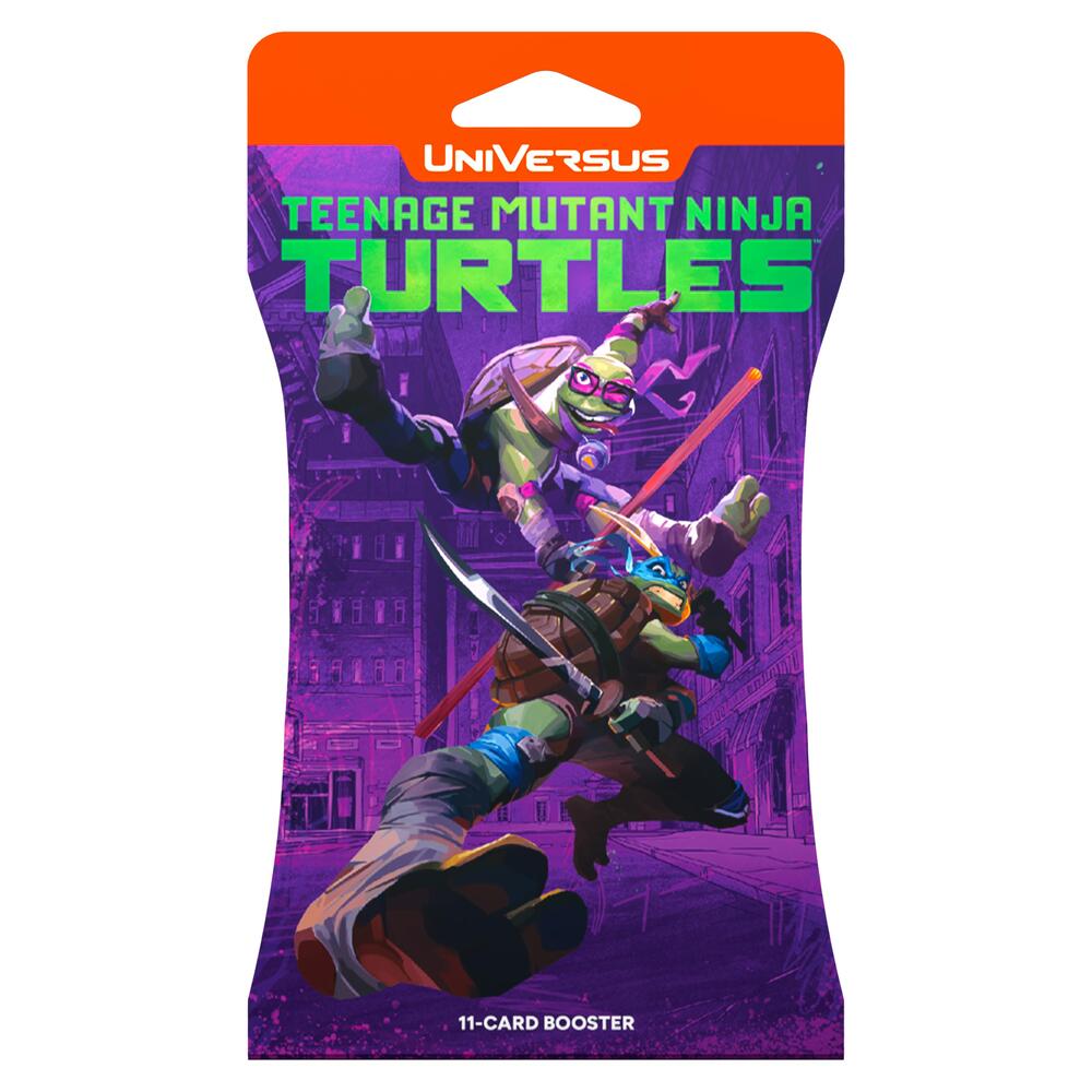 UniVersus Card Game Teenage Mutant Ninja Turtles Teenage Mutant Ninja Turtles Hanging Booster Pack booster pack