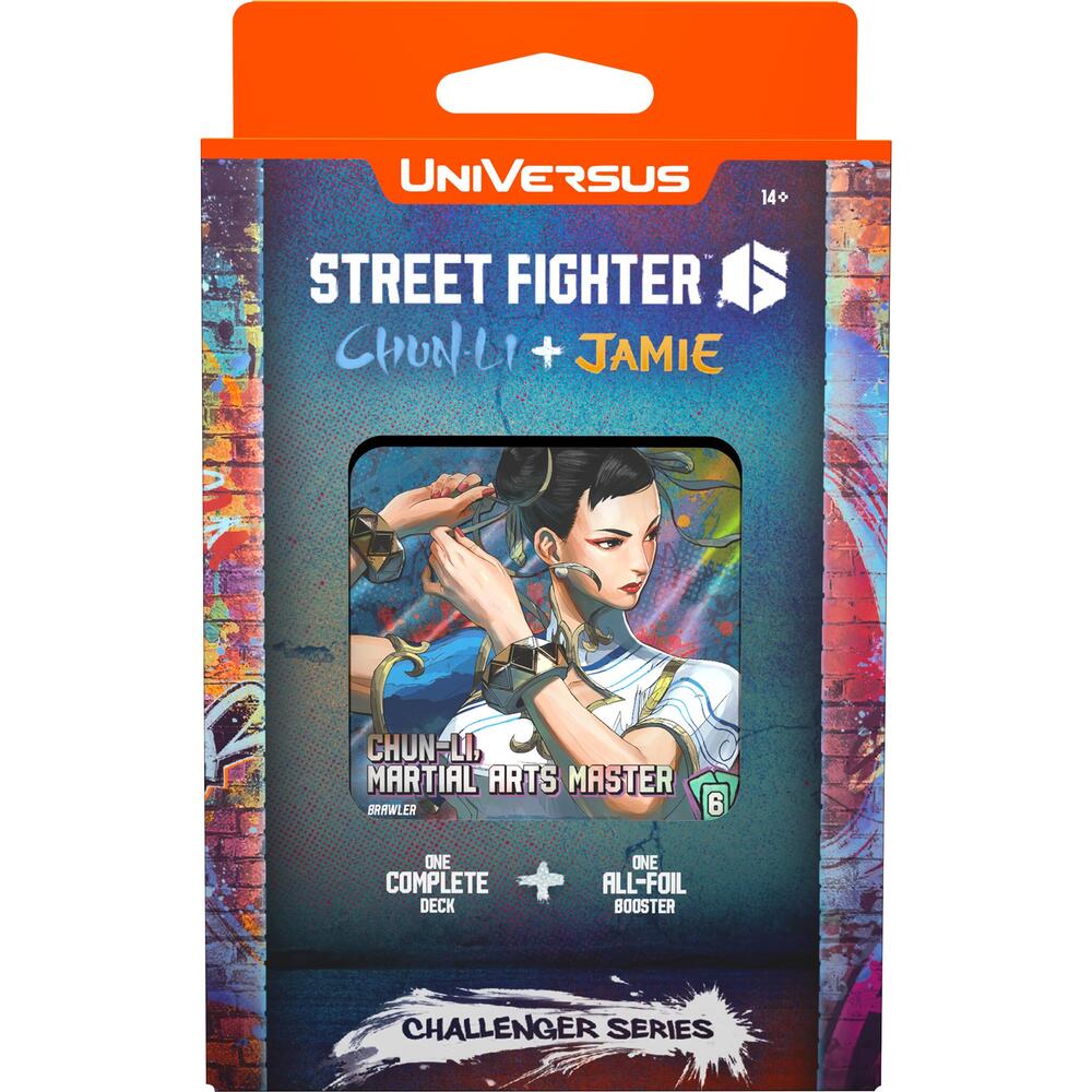 UniVersus Card Game Street Fighter Street Fighter 6 Challenger Series Deck Chun Li and Jaime deck product