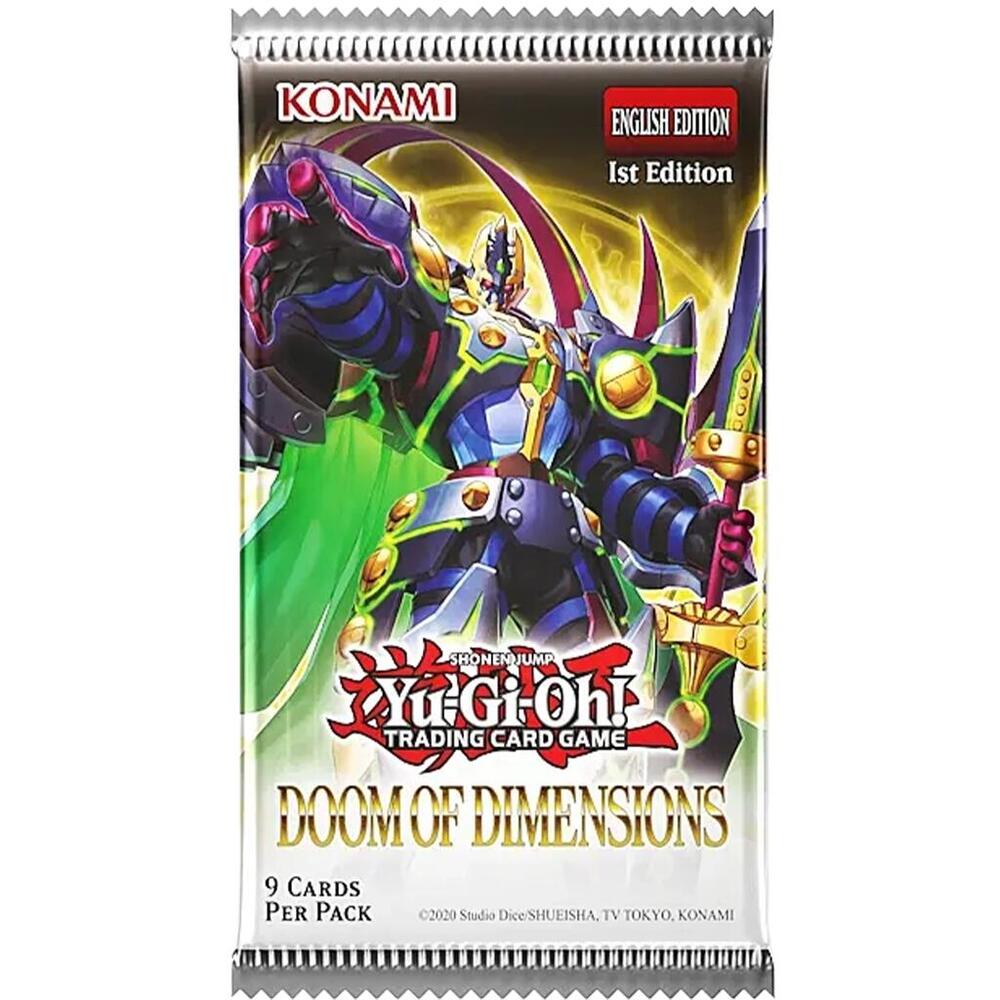 Yu-Gi-Oh! TCG Doom of Dimensions Doom of Dimensions Booster Pack 1st Edition booster pack