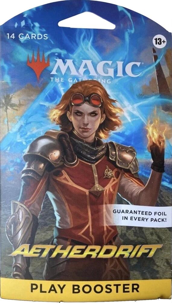 Magic the Gathering Aetherdrift Aetherdrift Sleeved Play Booster Pack booster pack
