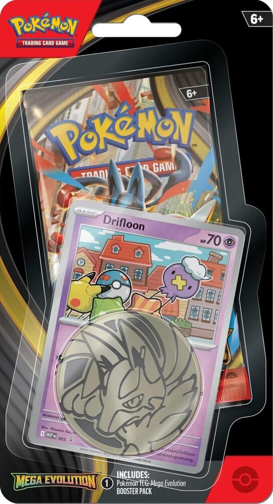 Pokemon TCG Mega Evolution Mega Evolution Single Pack Blister Drifloon booster pack
