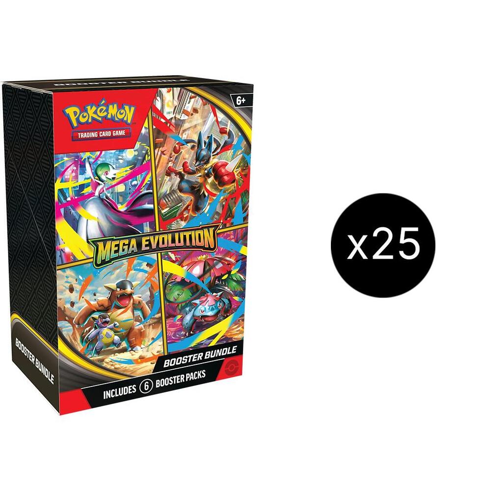 Pokemon TCG Mega Evolution Mega Evolution Booster Bundle Case sealed box