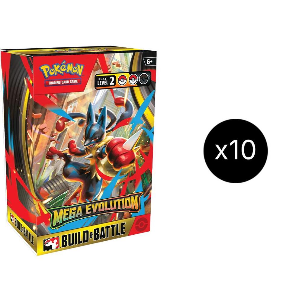 Pokemon TCG Mega Evolution Mega Evolution Build and Battle Box Display sealed box