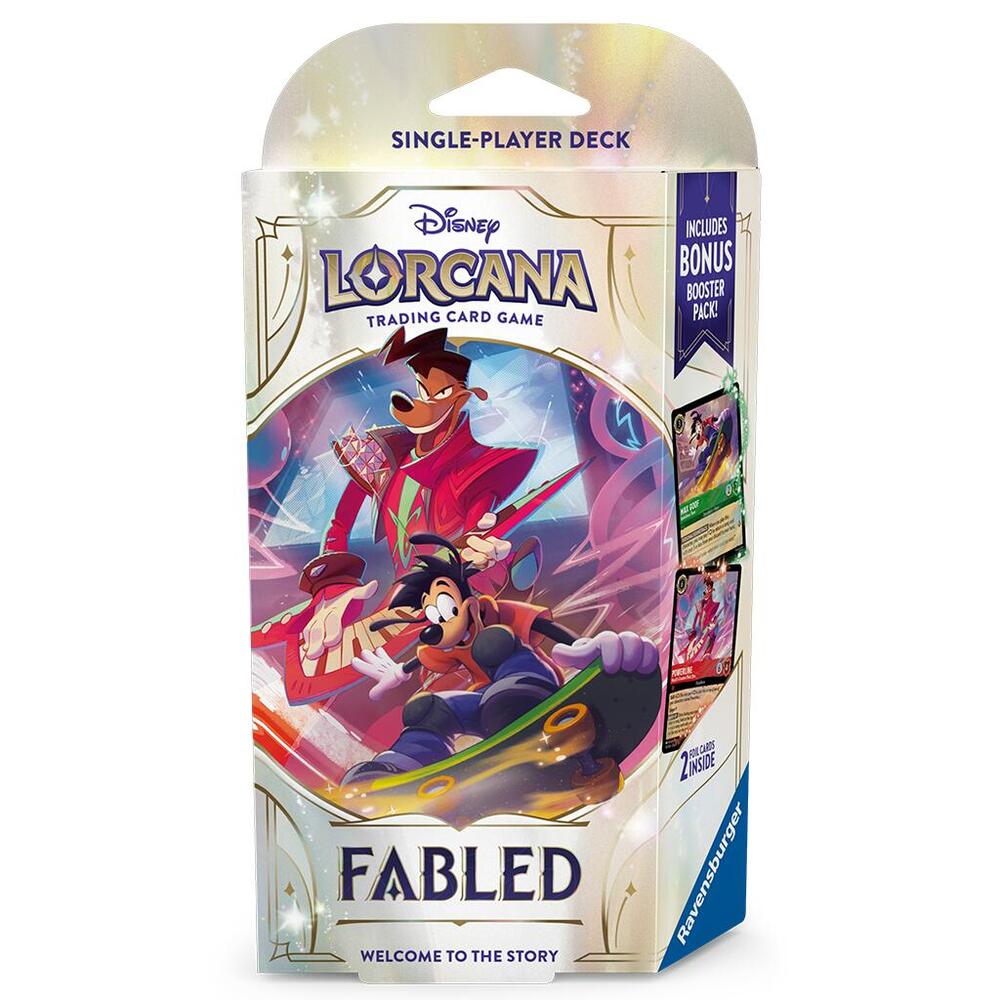 Disney Lorcana Fabled Fabled Starter Deck Emerald and Ruby deck product