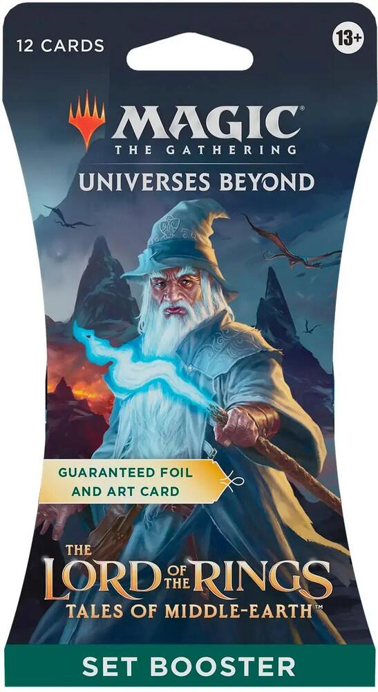 Magic the Gathering Universes Beyond The Lord of the Rings Tales of Middle earth Universes Beyond The Lord of the Rings Tales of Middle earth Sleeved Set Booster Pack booster pack