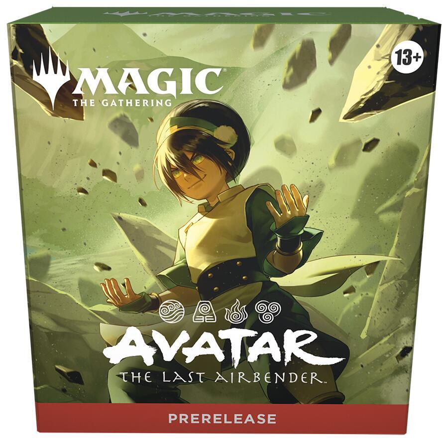 Magic the Gathering Avatar The Last Airbender Avatar The Last Airbender Prerelease Pack Toph Green booster pack
