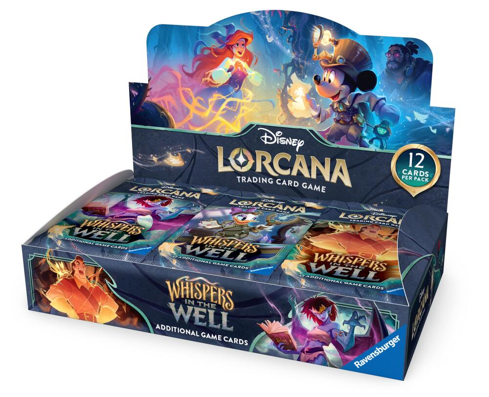 Disney Lorcana Whispers in the Well Whispers in the Well Booster Box sealed box