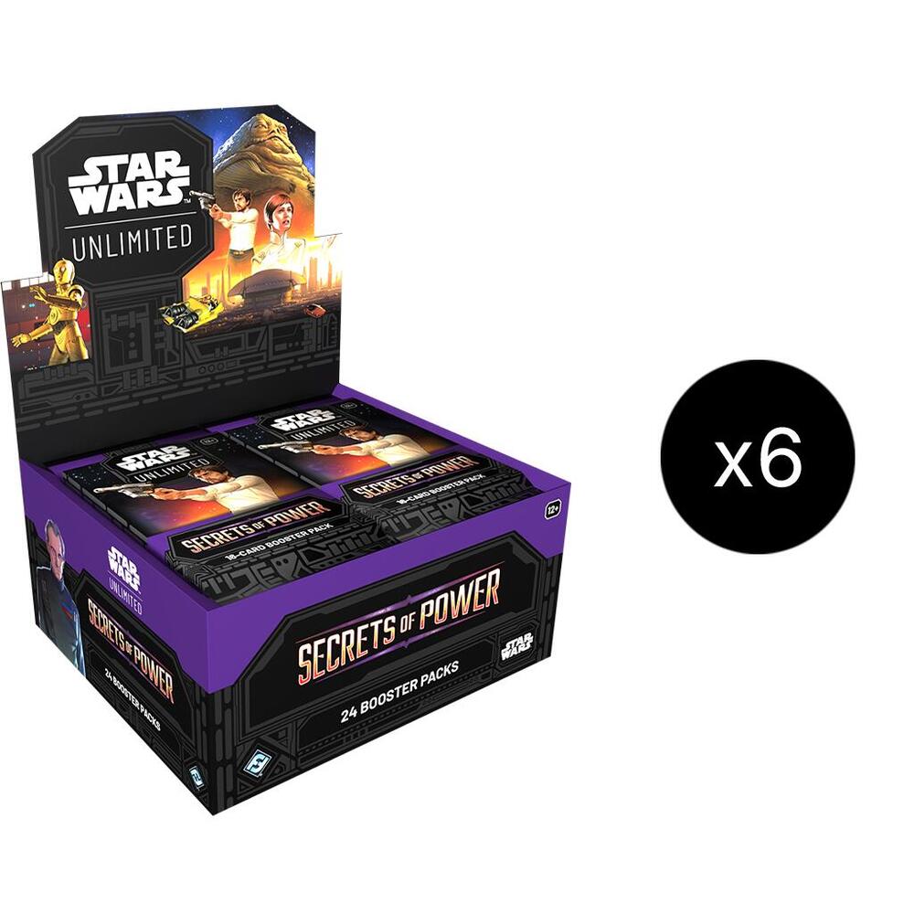 Star Wars Unlimited Secrets of Power Secrets of Power Booster Case sealed box
