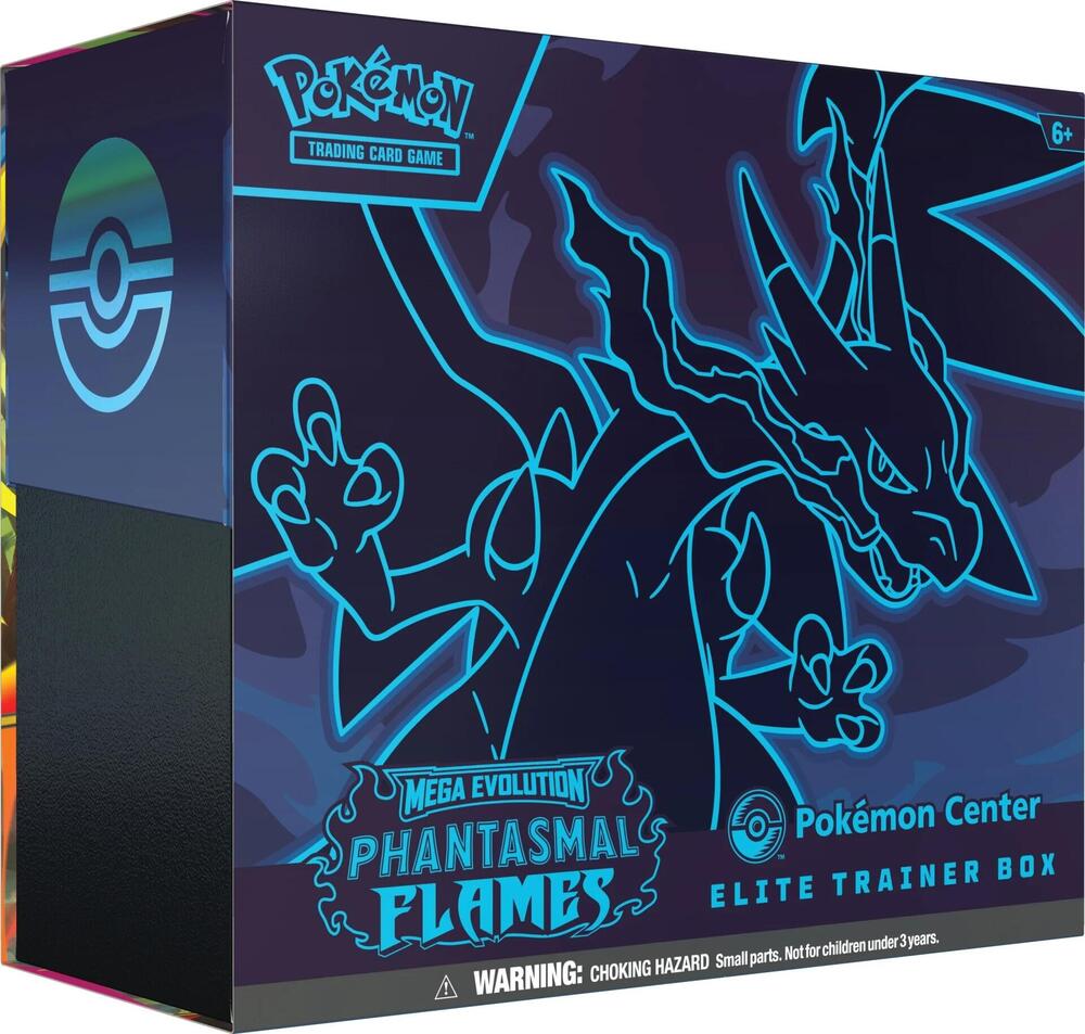 Pokemon TCG Phantasmal Flames Phantasmal Flames Pokemon Center Elite Trainer Box Exclusive sealed box