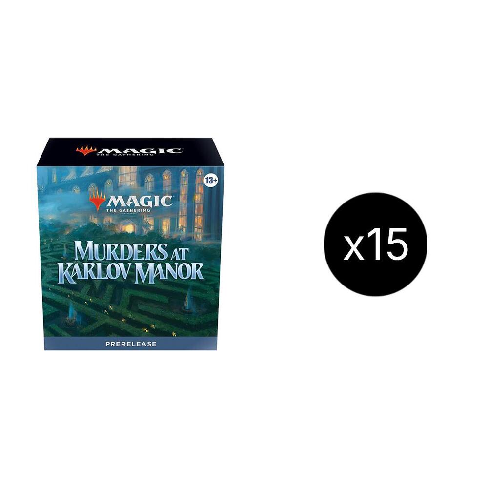 Magic the Gathering Murders at Karlov Manor Murders at Karlov Manor Prerelease Pack Case sealed box