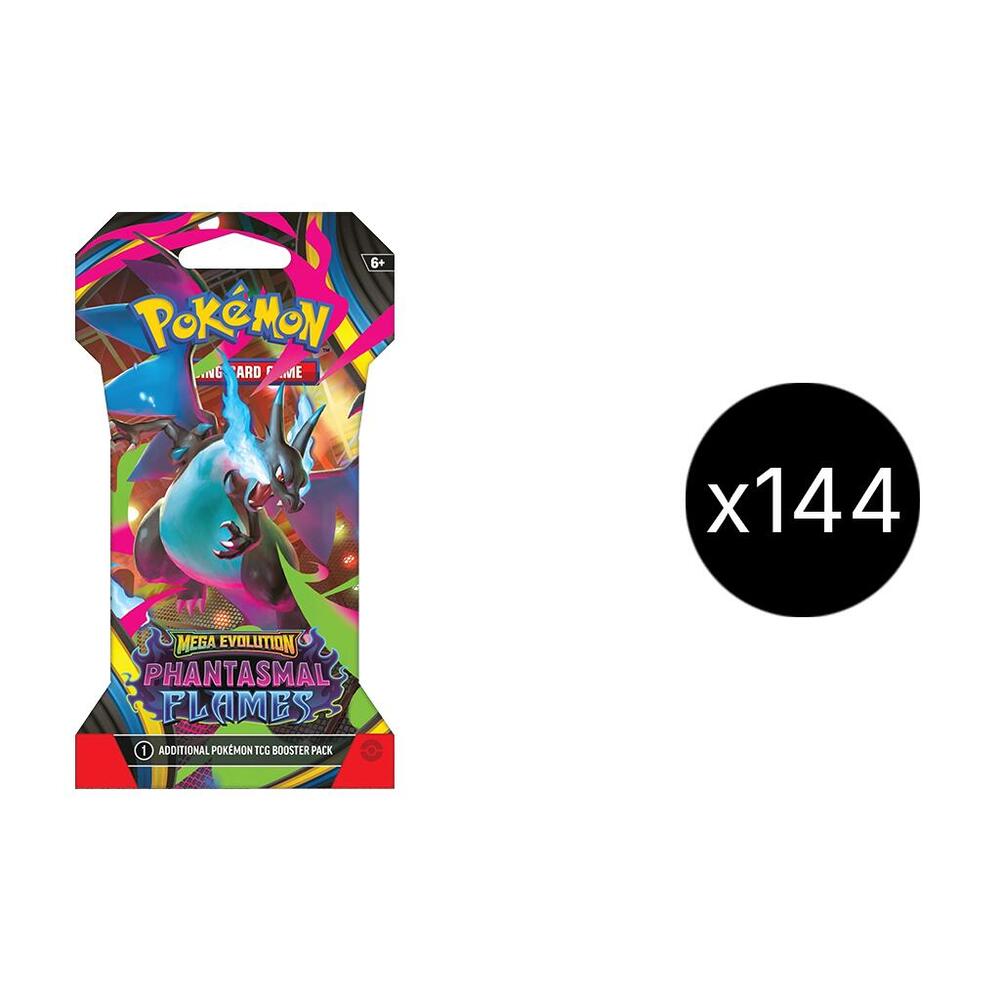 Pokemon TCG Phantasmal Flames Phantasmal Flames Sleeved Booster Case sealed box