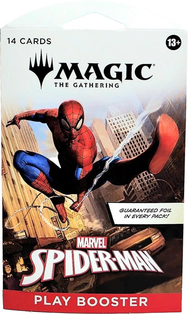 Magic the Gathering Marvels Spider Man Marvels Spider Man Sleeved Play Booster Pack booster pack
