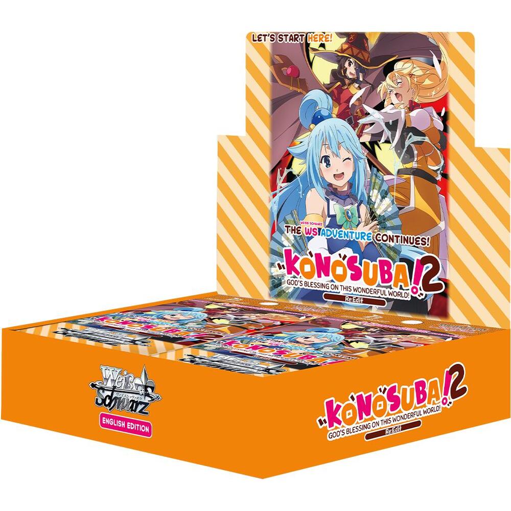 Weiss Schwarz KONOSUBA Gods blessing on this wonderful world KONOSUBA Gods Blessing on this wonderful world Booster Box sealed box