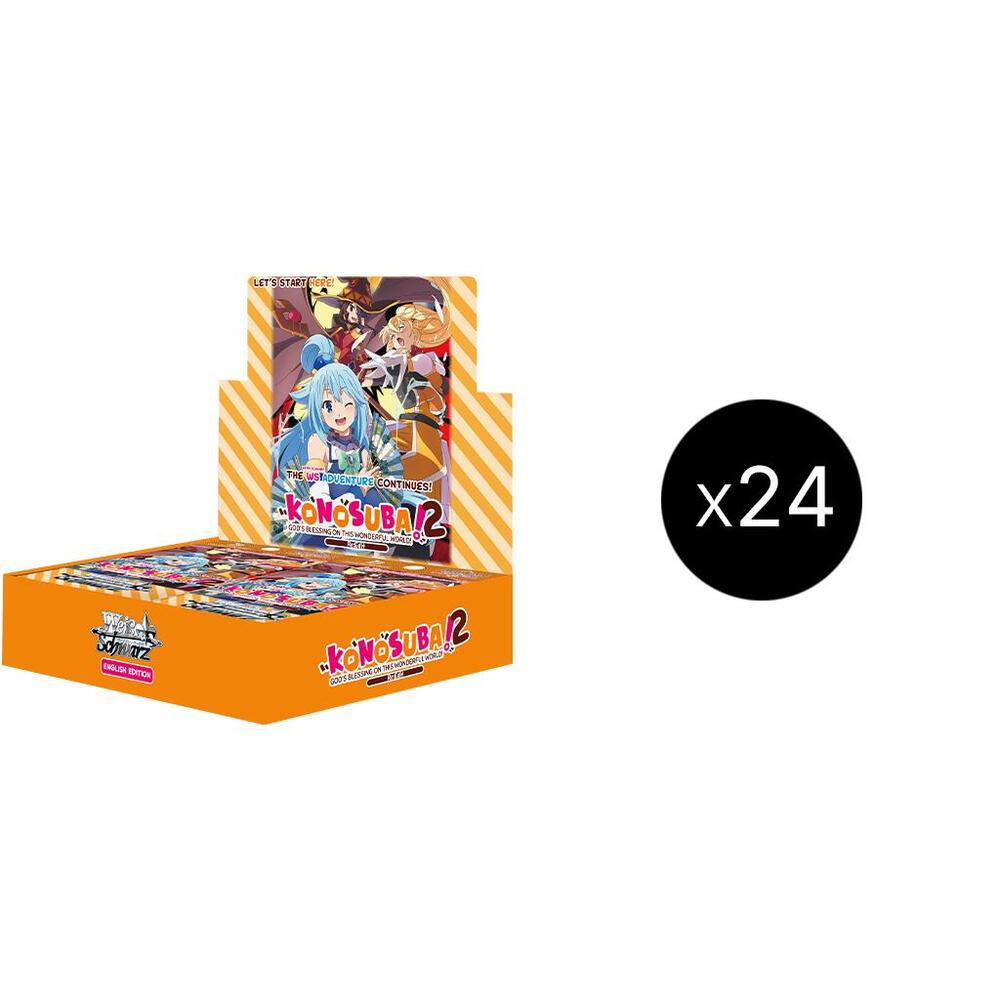 Weiss Schwarz KONOSUBA Gods blessing on this wonderful world KONOSUBA Gods blessing on this wonderful world Booster Box Case sealed box