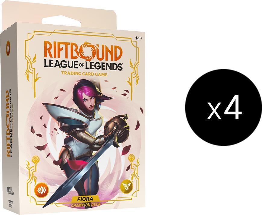 Riftbound TCG Spiritforged Spiritforged Champion Deck Fiora Display deck product
