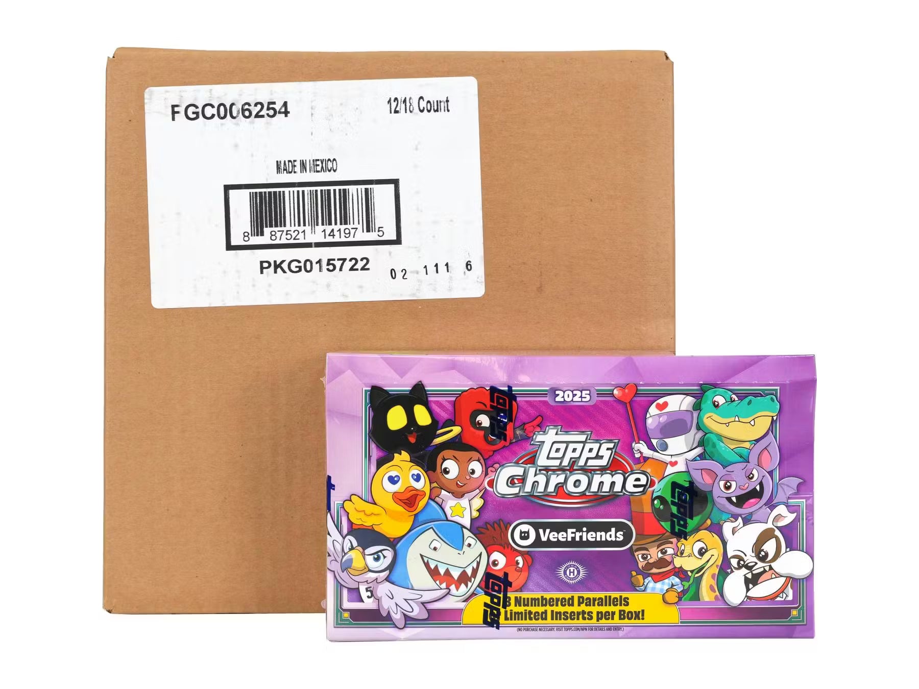 VeeFriends Chrome Hobby 12-Box Case (Topps 2025)