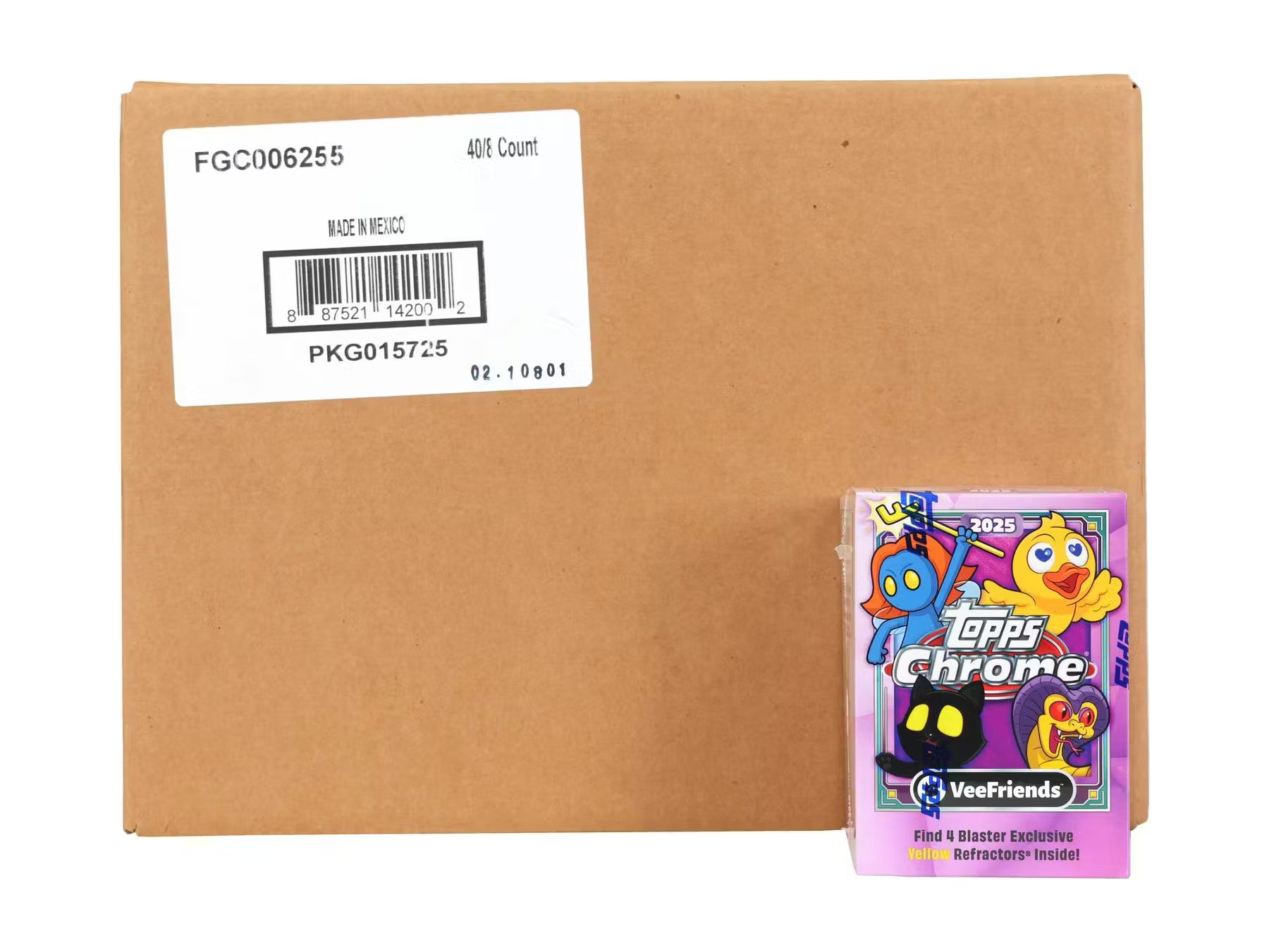 VeeFriends Chrome Blaster 40-Box Case (Topps 2025)