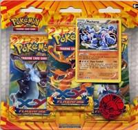 Pokemon TCG Flashfire Flashfire Three Pack Blister Machamp booster pack