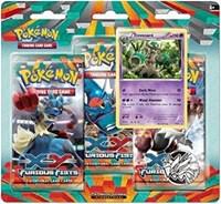 Pokemon TCG Furious Fists Furious Fists Three Pack Blister Trevenant booster pack