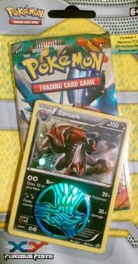 Pokemon TCG Furious Fists Furious Fists Single Pack Blister Zoroark booster pack