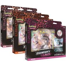 Champions Path Pin Collection Display Ballonlea Spikemuth and Hammerlocke Gyms