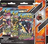 Pokemon TCG Ancient Origins Ancient Origins Collector Pin 3 Pack Blister Shiny Mega Rayquaza Pin booster pack