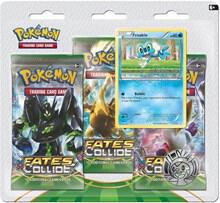 Pokemon TCG Fates Collide Fates Collide Three Pack Blister Froakie booster pack