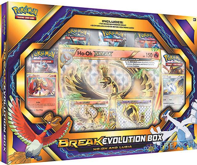 Pokemon TCG Fates Collide Fates Collide BREAK Evolution Box Ho oh and Lugia sealed box