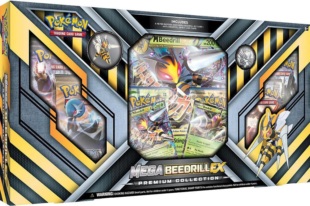 Pokemon TCG Evolutions Evolutions Mega Beedrill EX Premium Collection sealed box