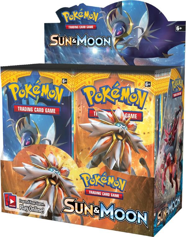 Pokemon TCG Sun and Moon Sun and Moon Booster Box sealed box