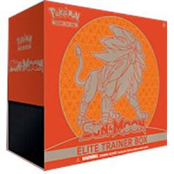 Pokemon TCG Sun and Moon Sun and Moon Elite Trainer Box Solgaleo sealed box