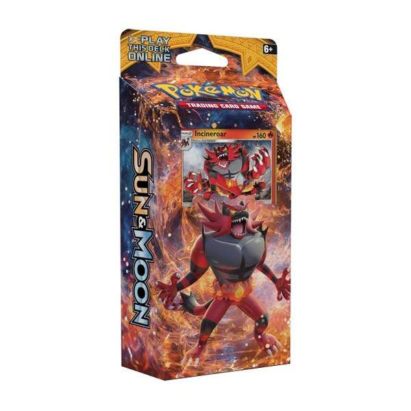 Pokemon TCG Sun and Moon Sun and Moon Base Set Theme Deck Roaring Heat Incineroar deck product