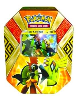 Pokemon TCG Guardians Rising Guardians Rising Island Guardians Tin Tapu Koko GX trading card product