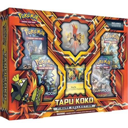 Pokemon TCG Guardians Rising Guardians Rising Tapu Koko Figure Collection sealed box