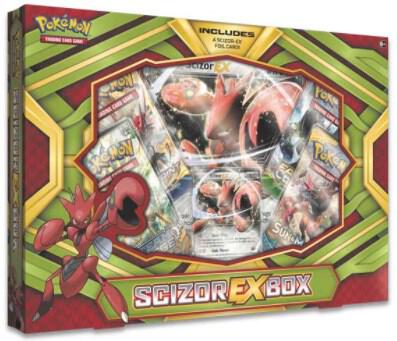 Pokemon TCG Sun and Moon Sun and Moon Scizor EX Box sealed box
