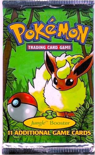 Pokemon TCG Jungle Jungle Booster Pack Unlimited Edition booster pack