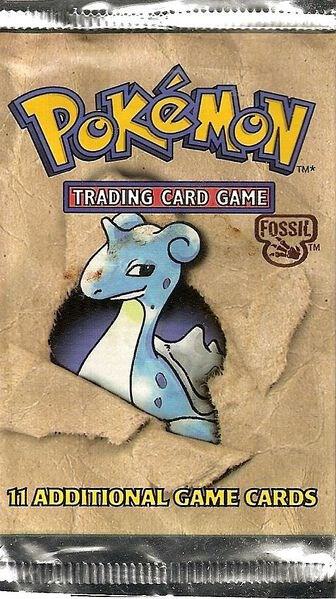 Pokemon TCG Fossil Fossil Booster Pack Unlimited Edition booster pack