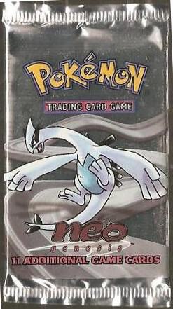 Pokemon TCG Neo Genesis Neo Genesis Booster Pack Unlimited Edition booster pack