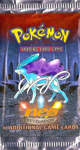 Pokemon TCG Neo Revelation Neo Revelation Booster Pack Unlimited Edition booster pack